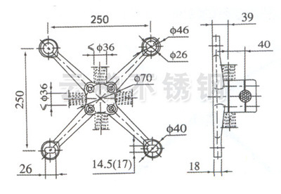 YTS250A驳接爪 参数详解、价格行情与兴化市云梯不锈钢制品的合作伙伴解析